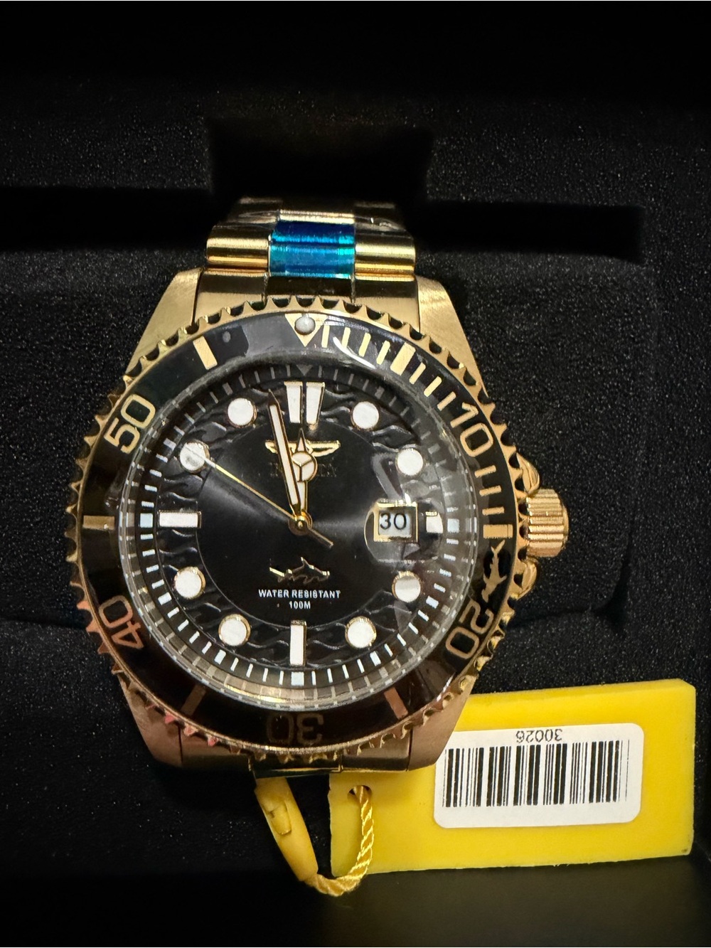 Invicta ProDiver , Black and Gold Watch